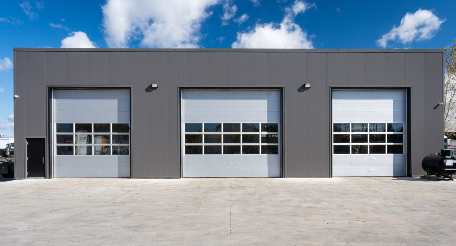 Extension du garage Diesel Gagnon inc. réalisée par VF, entrepreneur général situé à Saint-Eustache, Québec
